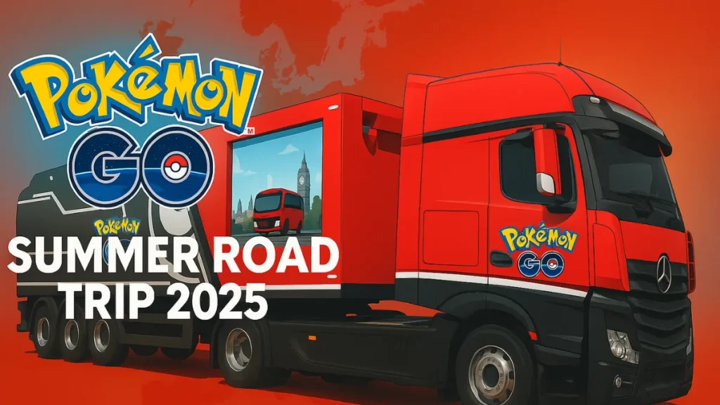 Pokémon GO Summer Road Trip 2025: Big Red Truck Tour Dates, Bonuses, and Events Across Europe