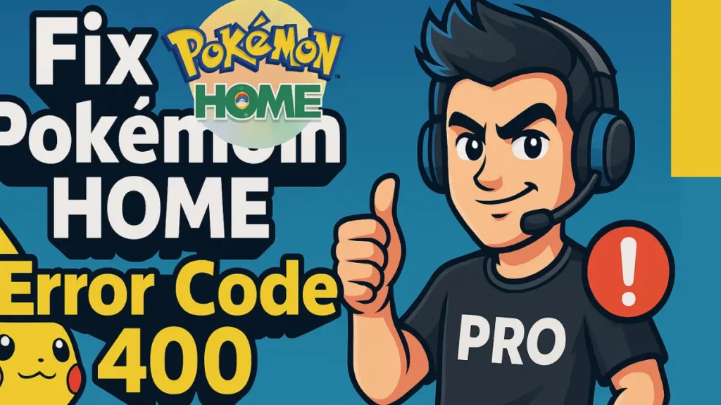 Pokémon HOME Error Code 400: Fix Cache, Login & Network Issues