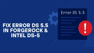 How to Fix Error DS 5.5 in ForgeRock Directory Services and Intel DS-5