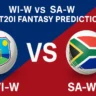 WI-W vs SA-W 3rd T20I Fantasy Prediction, Dream11 Tips & Playing XI (June 23)