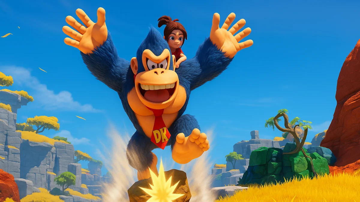 How to Use Donkey Kong Bananza Jump Shot for Double & Triple Jumps