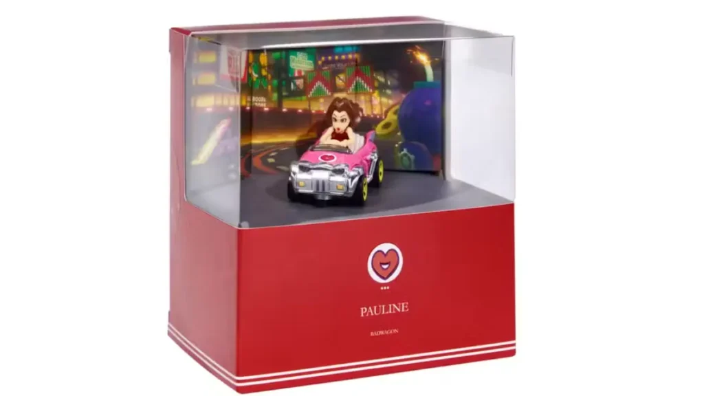 Hot Wheels Mario Kart Pauline Vehicle- Mattel SDCC 2025 Exclusives