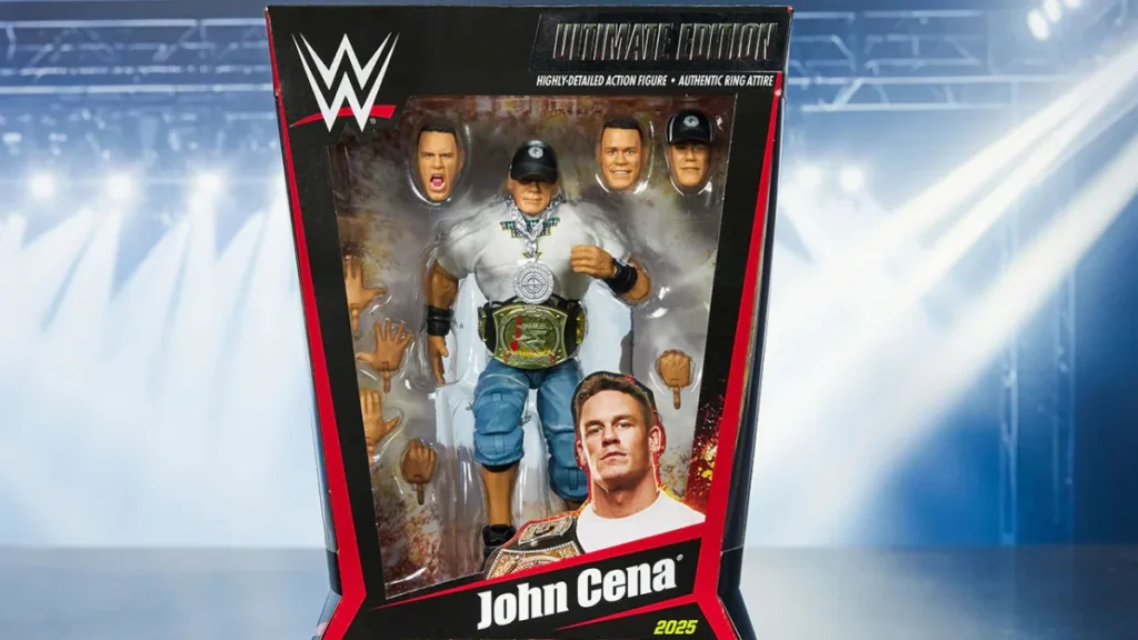 WWE Ultimate Edition “The Champ Is Here” John Cena- Mattel SDCC 2025 Exclusives