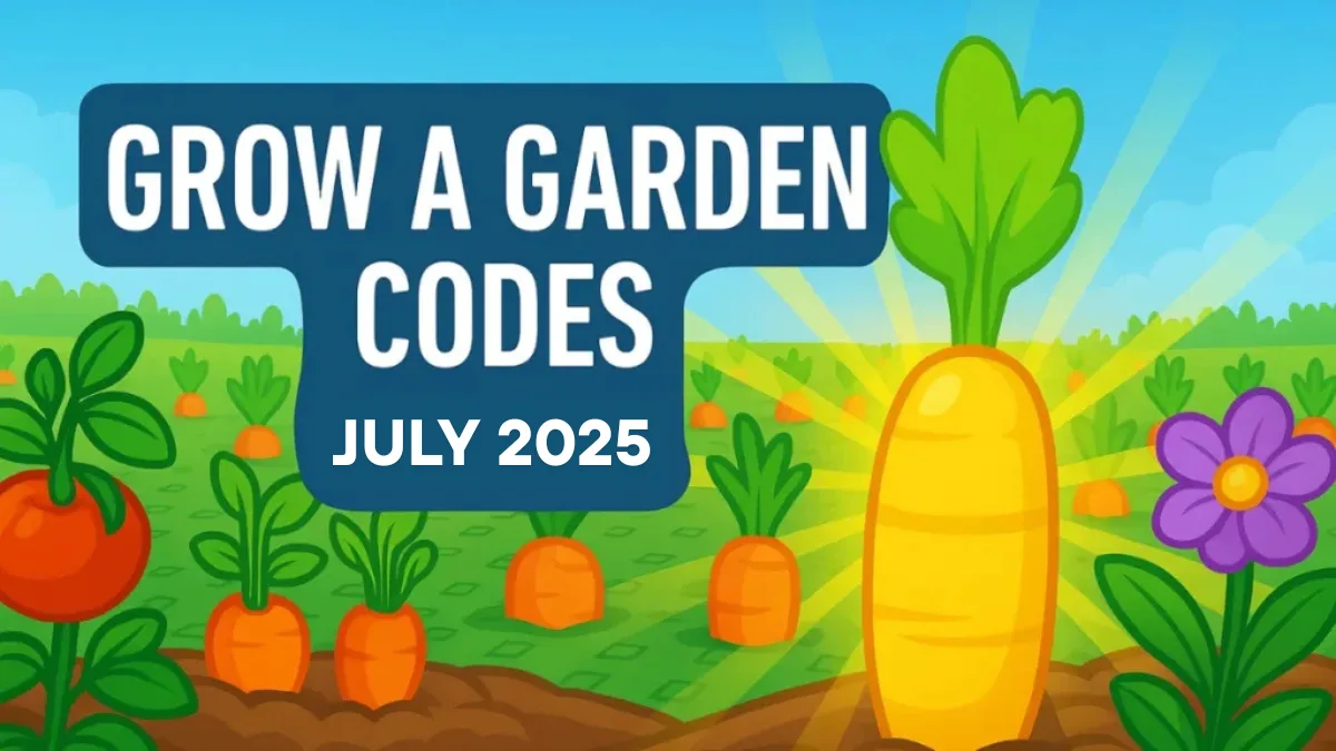 Grow a Garden Codes July 2025: How to Redeem & Claim Free Seed Packs