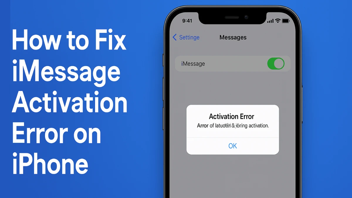 How to Fix iMessage Activation Failed on iPhone