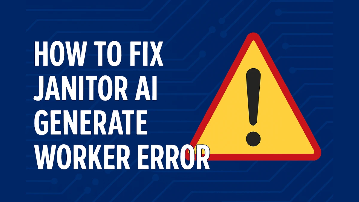 How to Fix Janitor AI Generate Worker Error: Easy Solutions and Troubleshooting Guide
