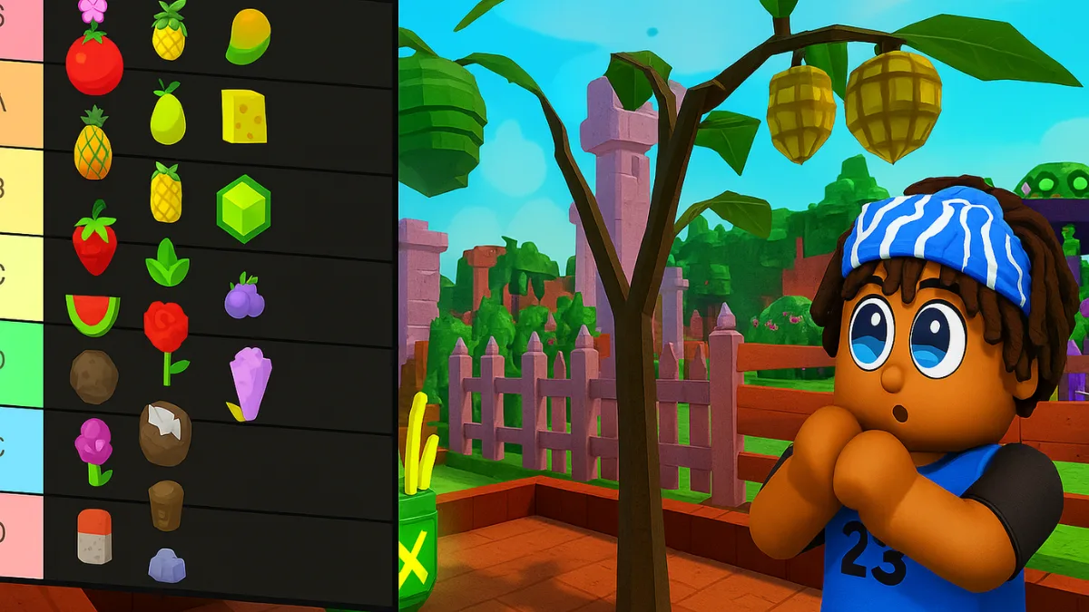 Grow a Garden Best Crops Tier List (2025) – All S to D Ranked