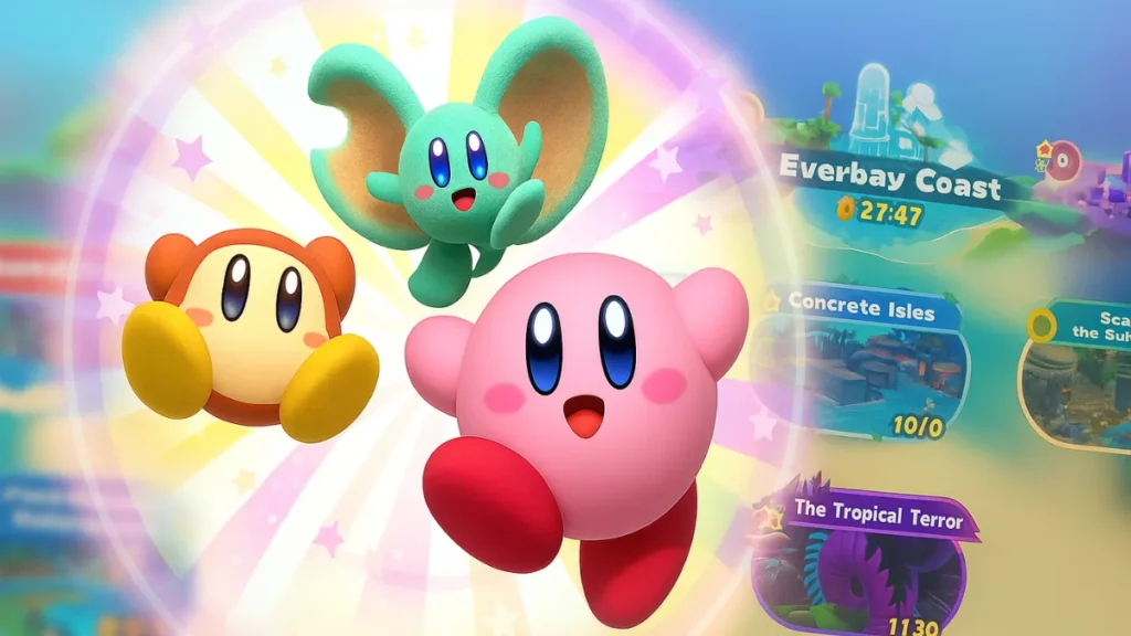 All Worlds and Stages in Kirby and the Forgotten Land