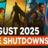 August 2025 Game Shutdowns — 7 Online Titles Lost Forever