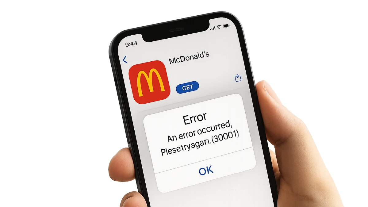 DCS Error 30001 Fix: How to Solve McDonald’s App Not Working Issue