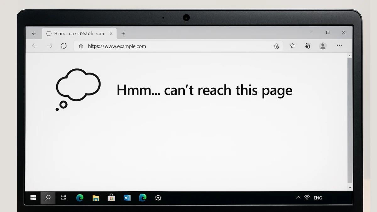 How to Fix Hmm Can’t Reach This Page Error in Edge and Chrome (Full Guide)