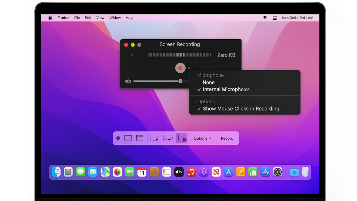 How to Screen Record on Mac with Sound (Mic & System Audio)