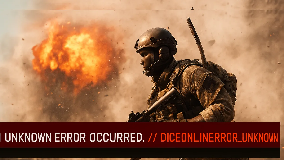 Battlefield 6 Unknown Error Fix and Troubleshooting Guide
