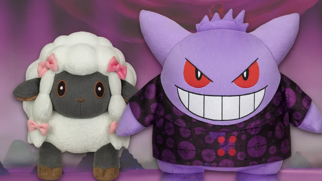 Wooloo and Jumbo Gengar Build-A-Bear Pokémon Plush Release Confirmed