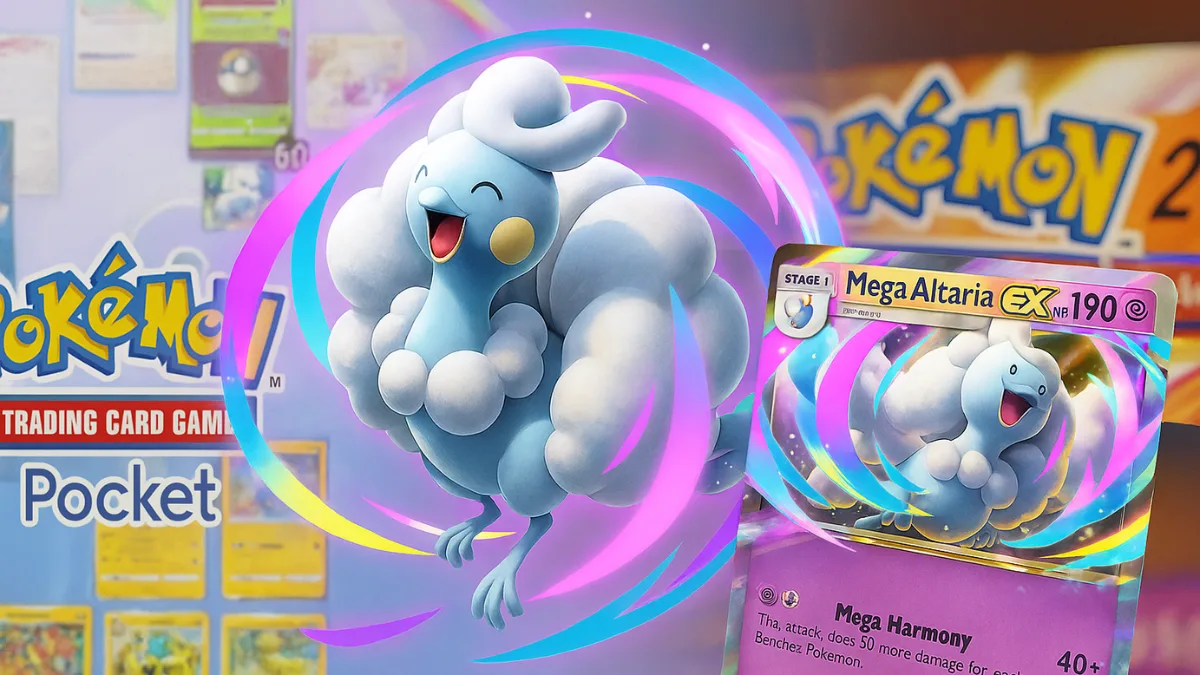Pokémon TCG Pocket First Mega Evolution EX Cards Revealed: Altaria, Gyarados & Blaziken
