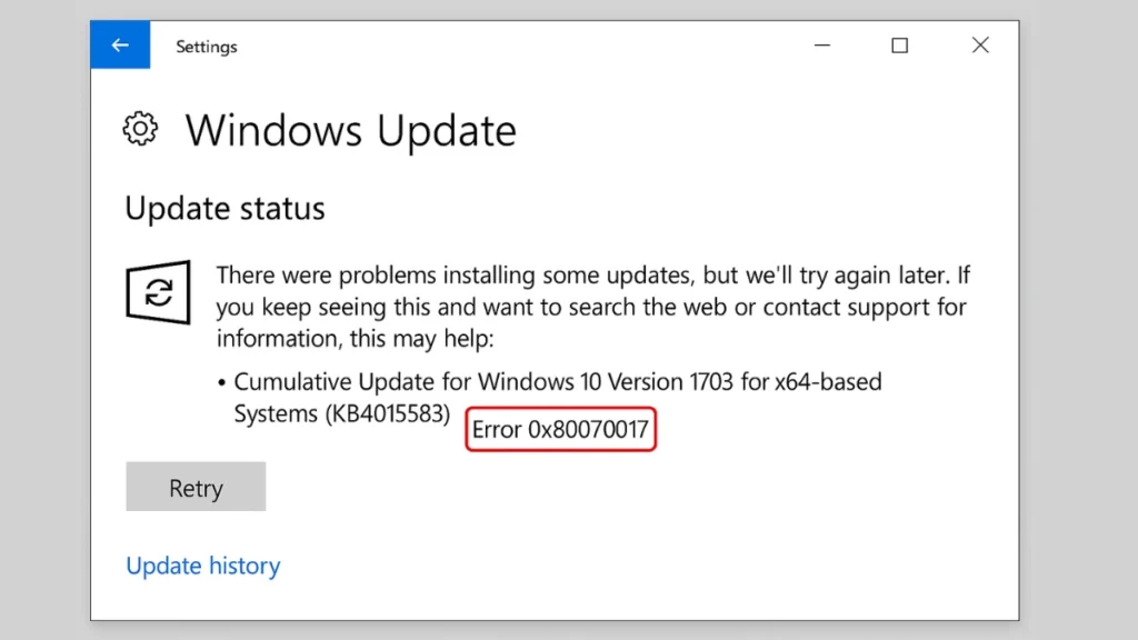 Windows Update Error 0x80070017: Step-by-Step Fixes for Windows 11/10