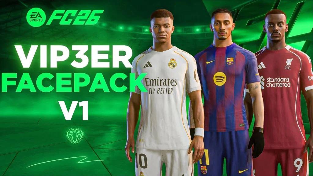 Facepack V1 Best Mods for EA Sports FC 26