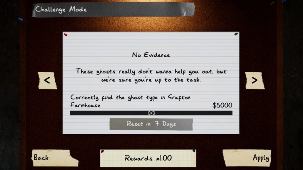 Phasmophobia Weekly Challenge (Nov 2025): No Evidence Mode Explained