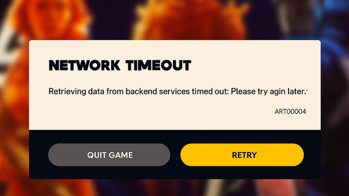 How to Fix ARC Raiders Error ART00004 – Network Timeout Explained and Solutions