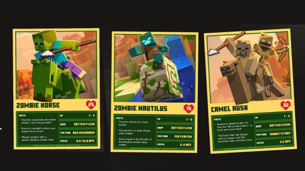 Minecraft Mounts of Mayhem Update Introduces New Combat Tools
