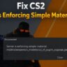 How to Fix CS2 Server Is Enforcing Simple Material Error