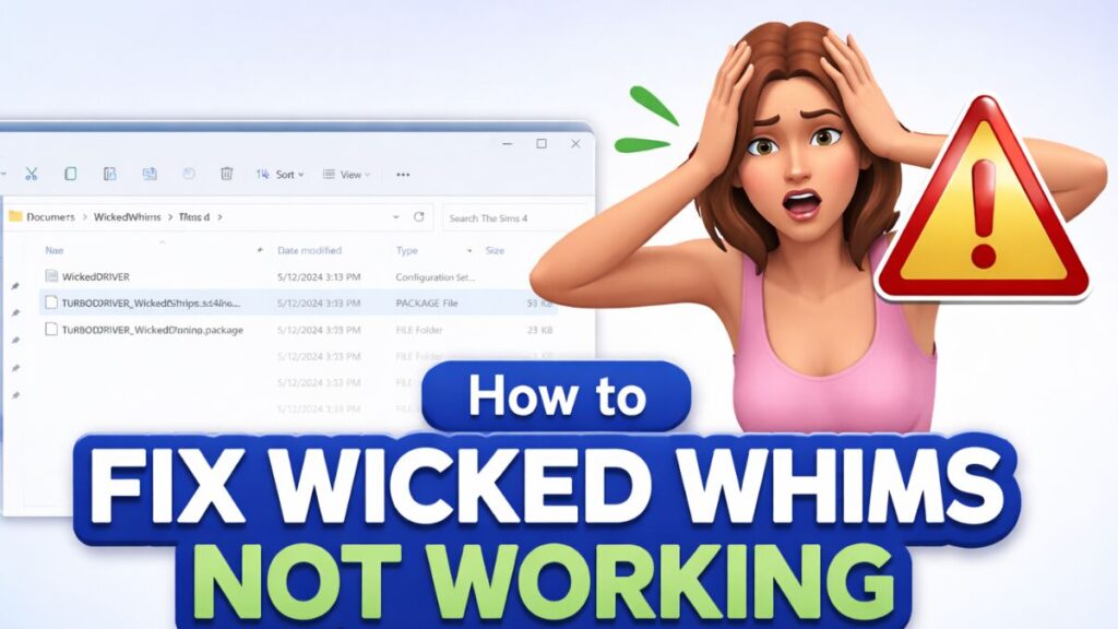 How to Fix Wicked Whims Not Working in The Sims 4 (Step-by-Step Guide)