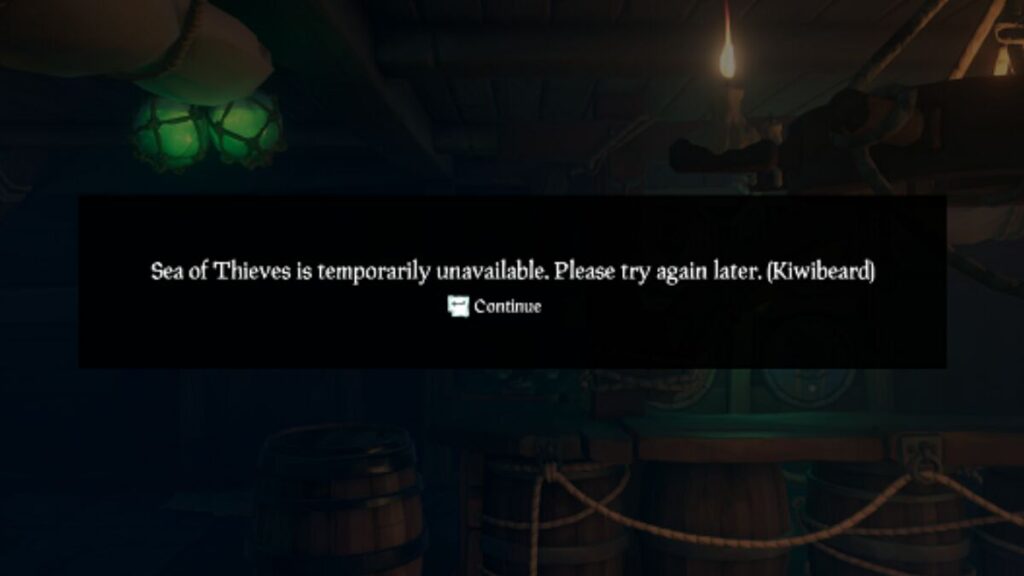 How to Fix Kiwibeard Error in Sea of Thieves