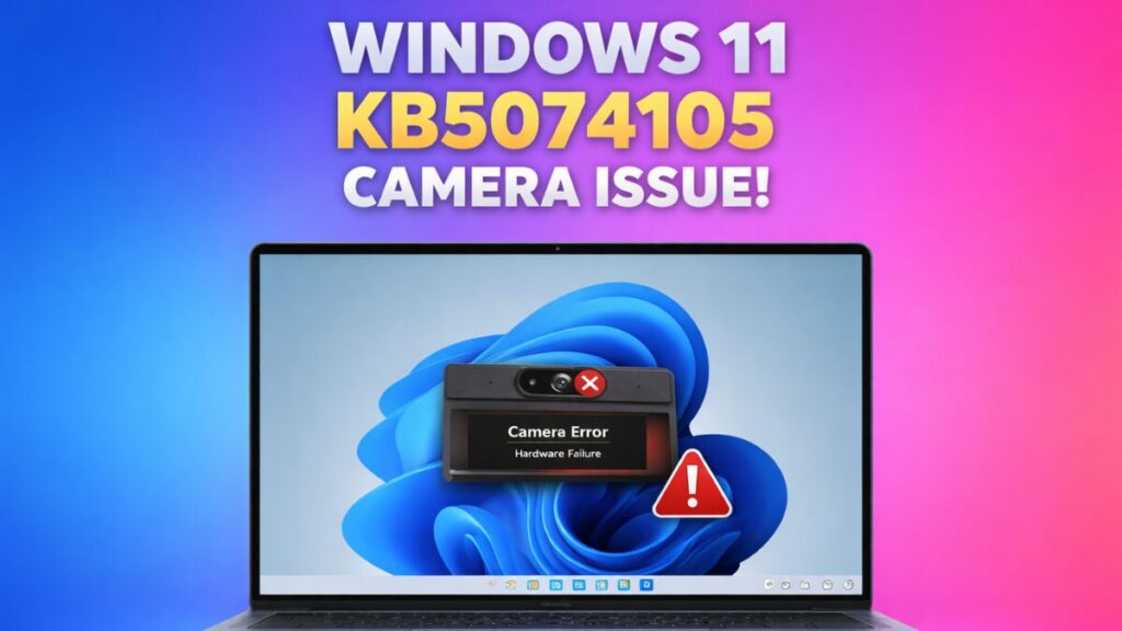 Windows 11 KB5074105 Camera Issue Causes Webcam and Lock Screen Failures