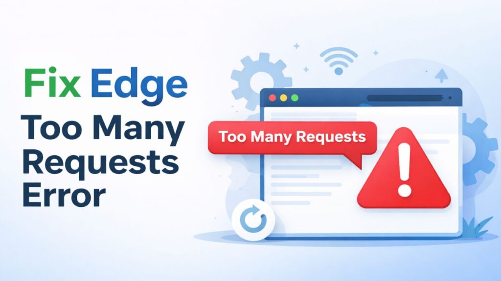 How to Fix Edge Too Many Requests Error on Windows 11 (Step-by-Step Guide)