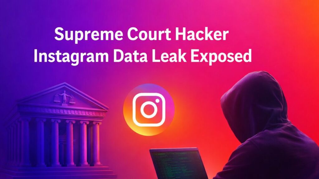 Supreme Court Hacker Instagram Data Leak Exposes Stolen Government Records, Court Filing Reveals