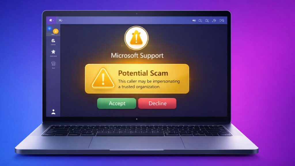 Microsoft Teams to Roll Out Brand Impersonation Warnings for Scam Calls