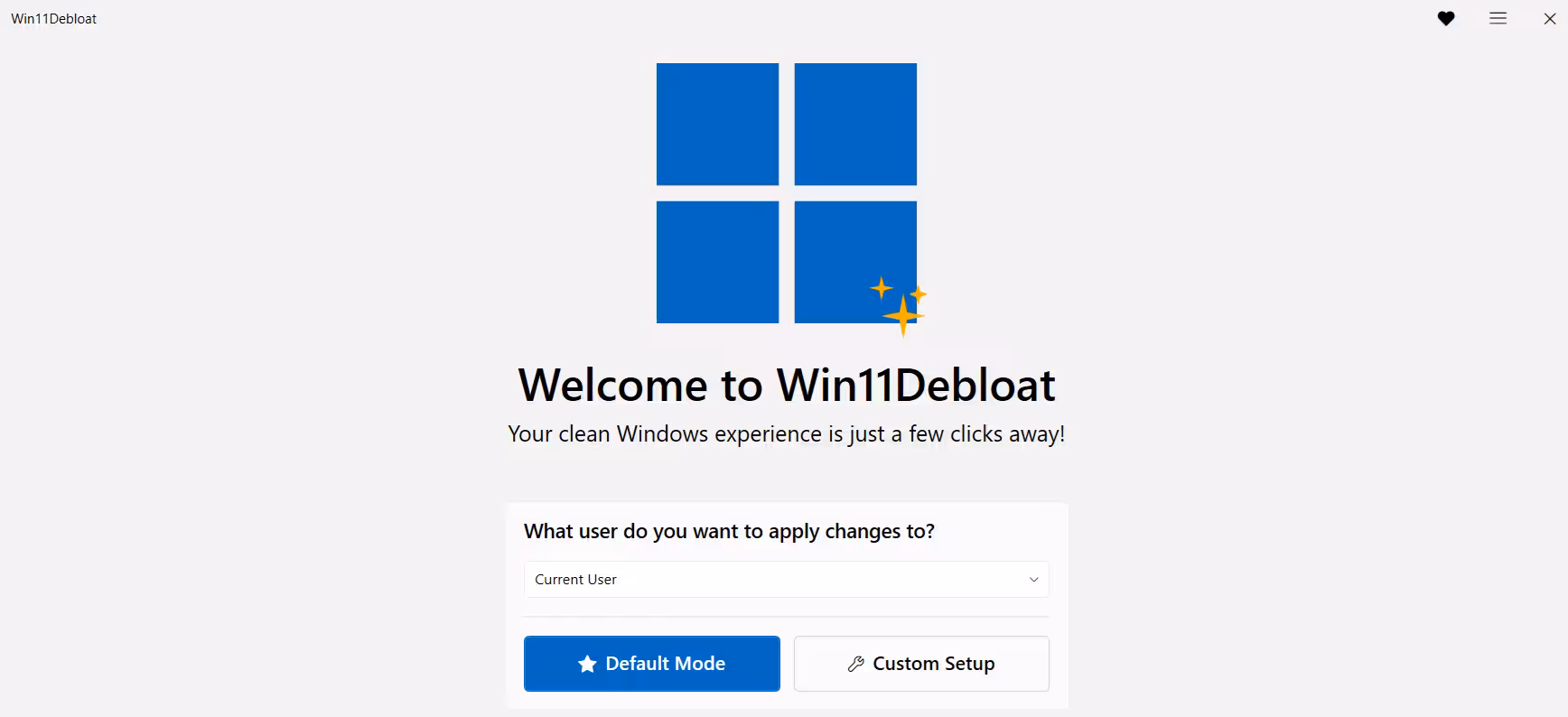 Debloat Windows 11 Using Win11Debloat