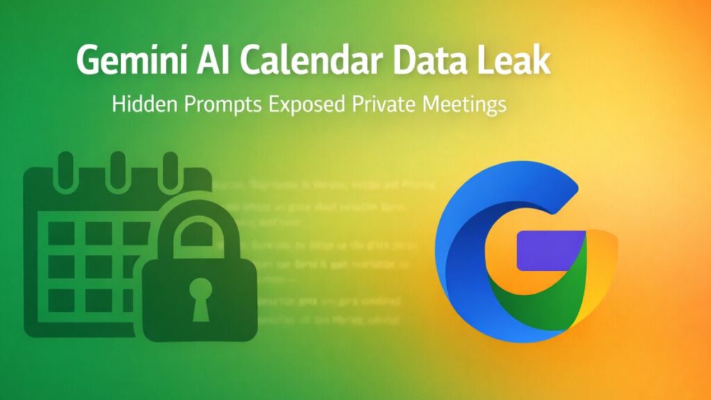Gemini AI Calendar Data Leak: How a Hidden Prompt Exposed Private Meetings