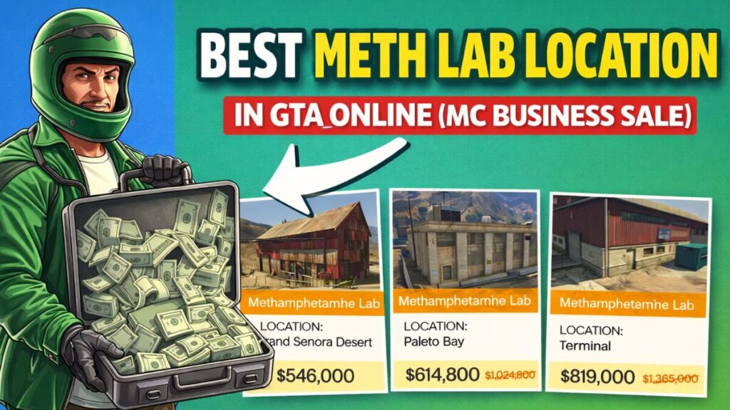 Best Meth Lab Location in GTA Online During MC Business Sale