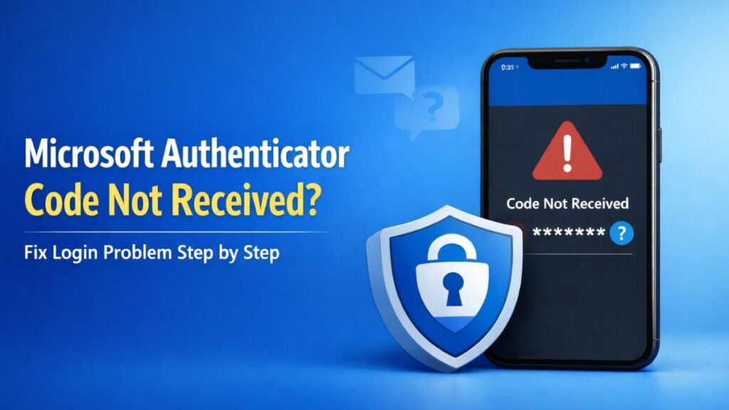 Microsoft Authenticator Code Not Received? Fix Login Problem Step by Step