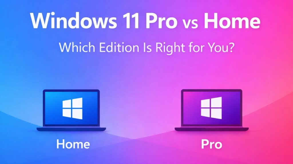 Windows 11 Pro vs Home: Which Edition Is Right for You?