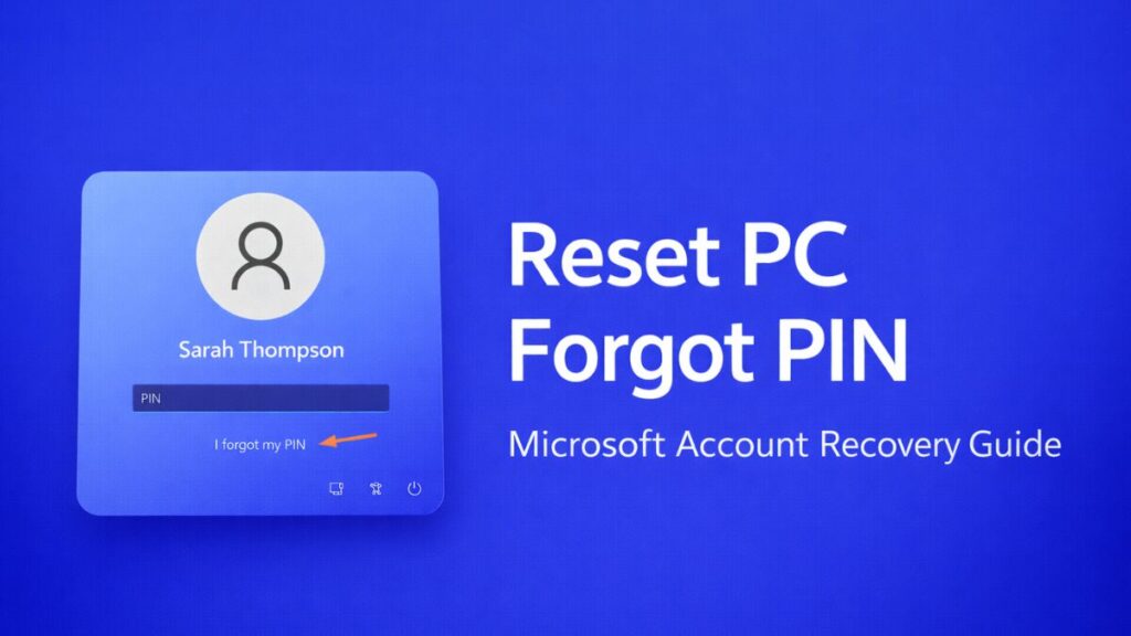 How to Reset PC When You Forgot PIN (Microsoft Account Sign-In Guide)
