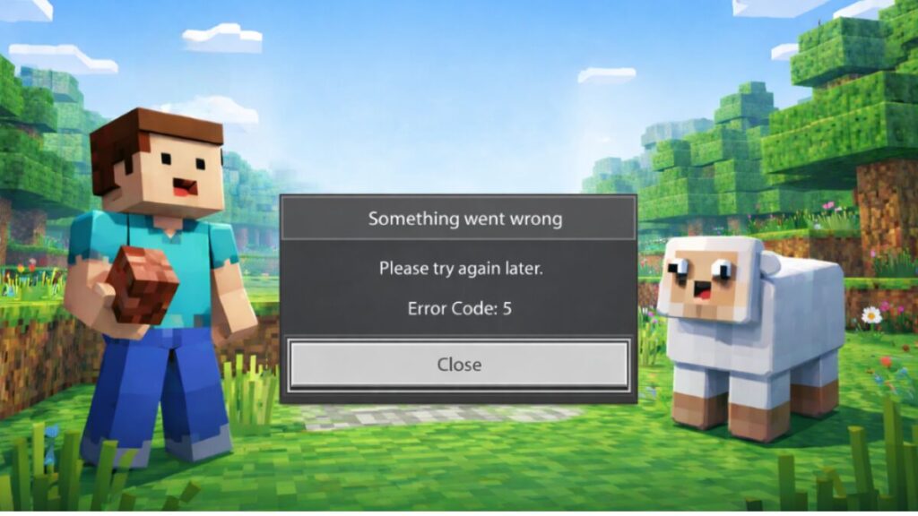 Minecraft Realms Error Code 5: How to Fix the Connection Issue