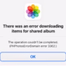 PHPhotosErrorDomain Error 3302