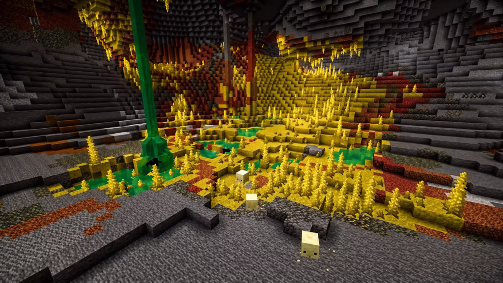 How to Get Potent Sulfur in Minecraft
