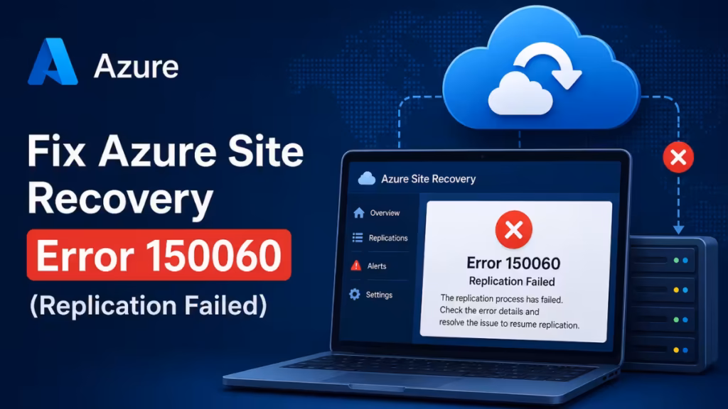 How to Fix Azure Site Recovery Replication Failed Error Code 150060