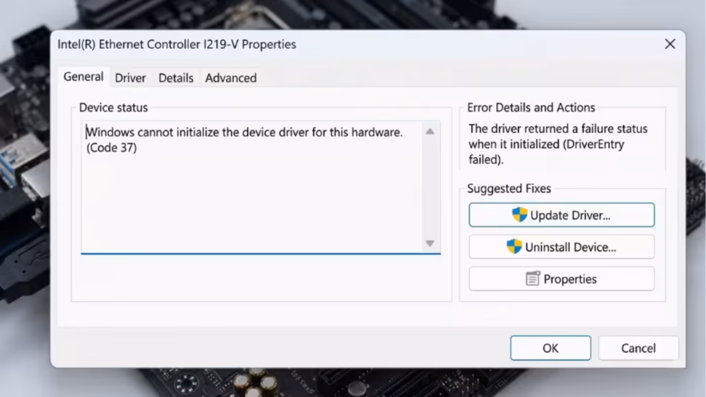 Fix Code 37: Windows Cannot Initialize the Device Driver