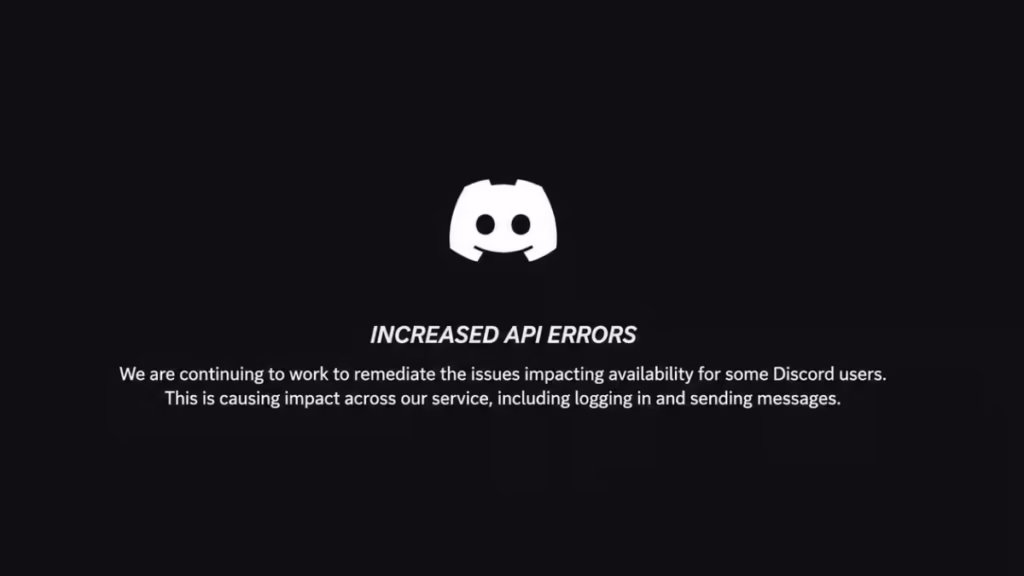 Discord increased API errors
