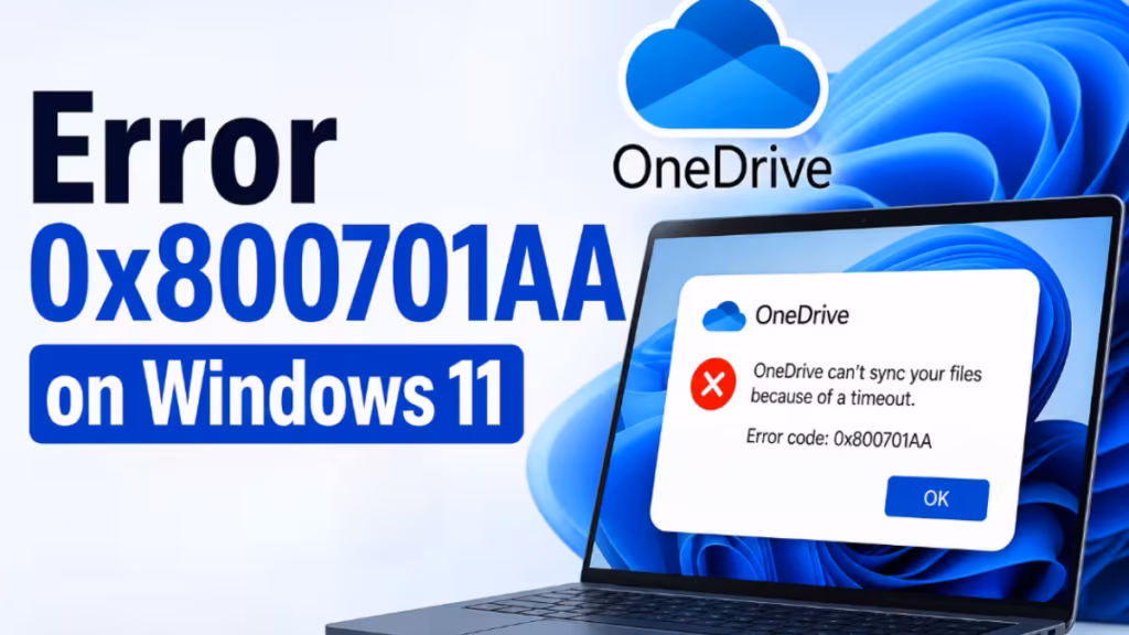 How to Fix Error 0x800701AA on Windows 11 (OneDrive Cloud Timeout Fix)