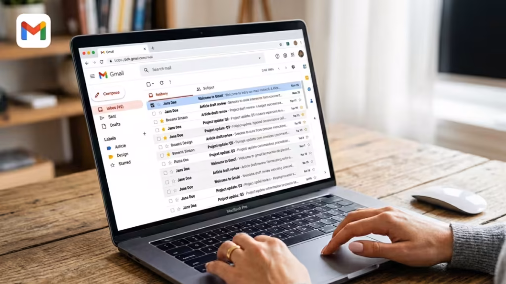 Gmail Google AI Mode search results