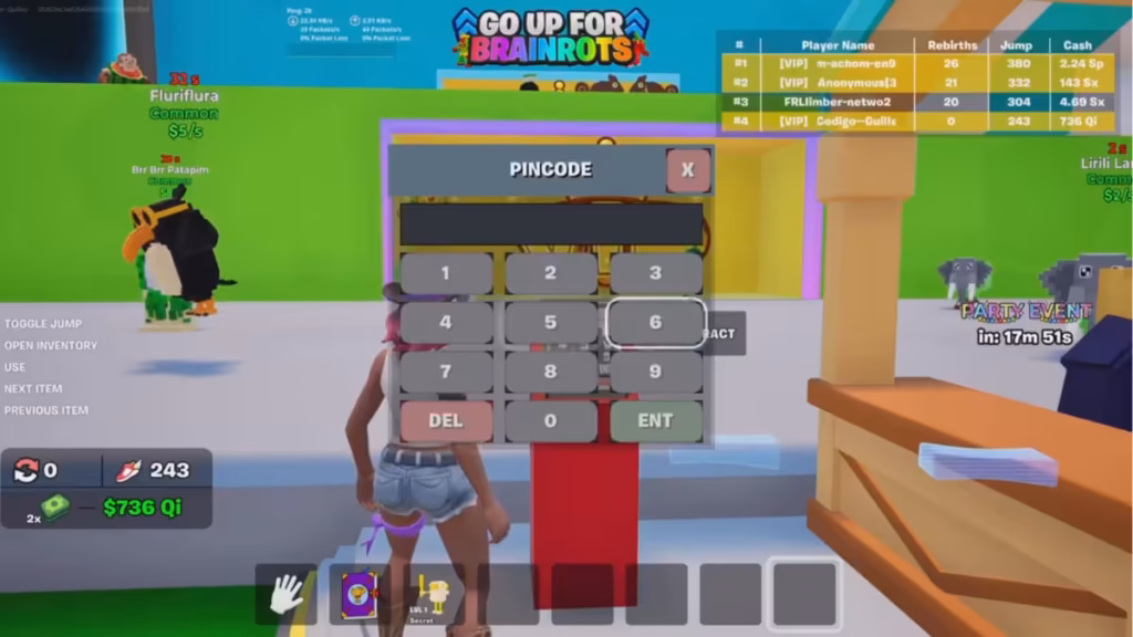 Go Up For Brainrots Codes