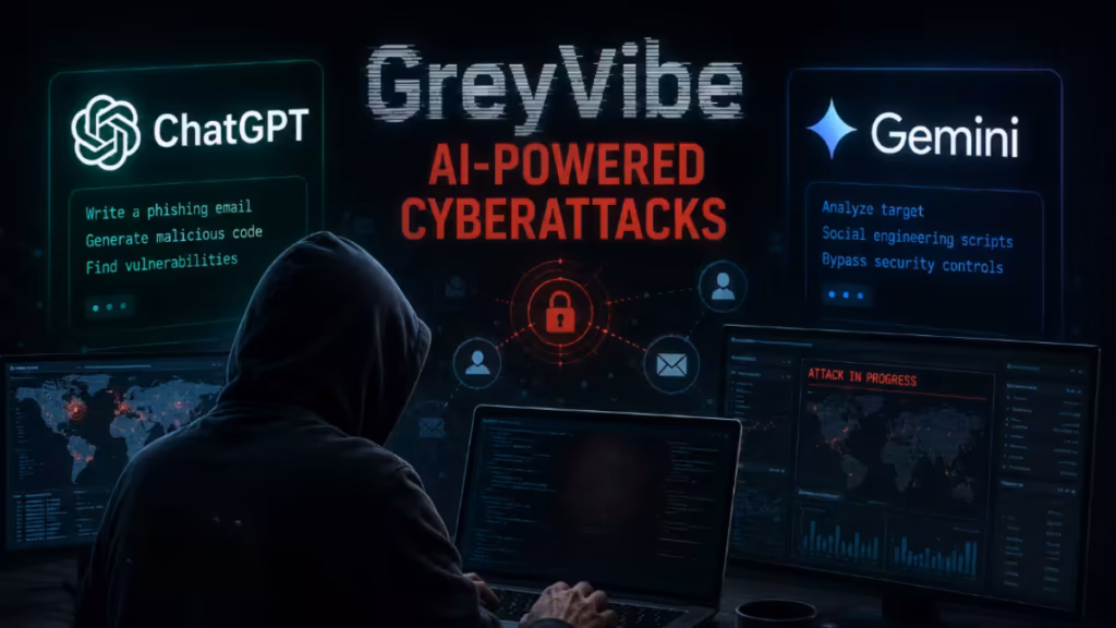 GreyVibe Hackers Use ChatGPT and Gemini to Launch AI-Powered Cyberattacks