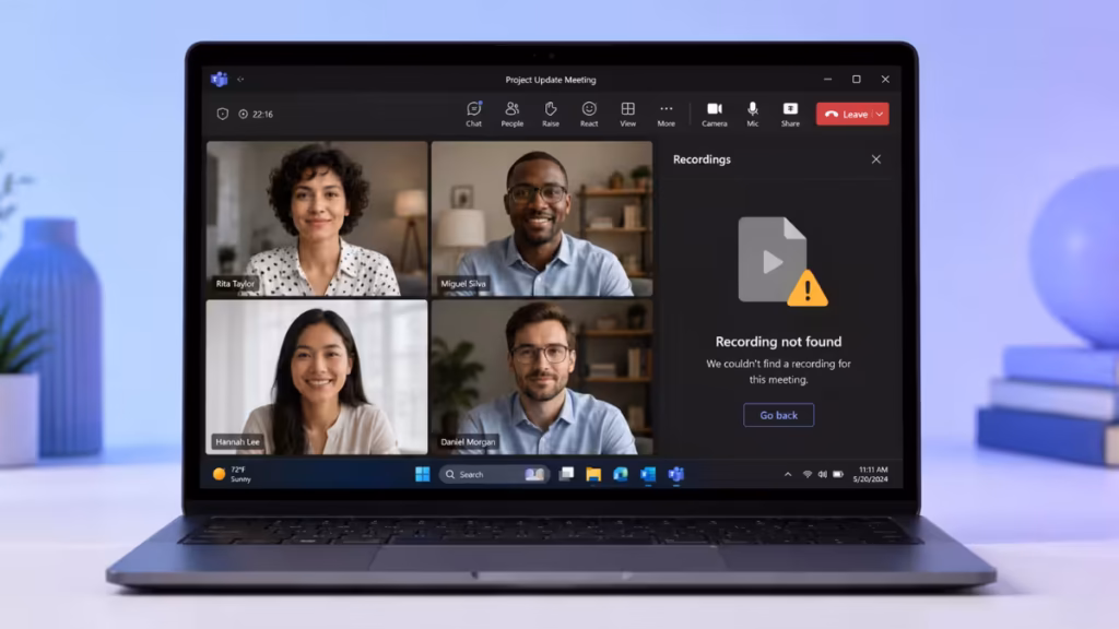 Microsoft Teams Meeting Recording Missing