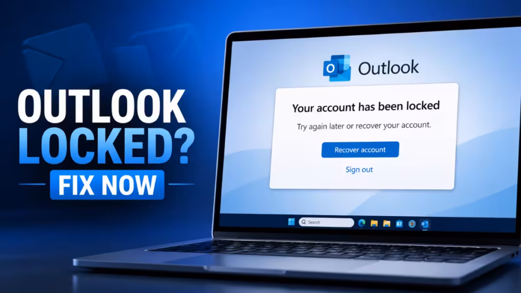 Outlook account locked out