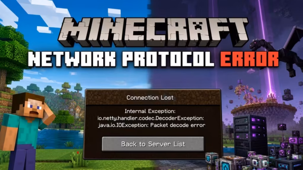 Minecraft Network Protocol Error
